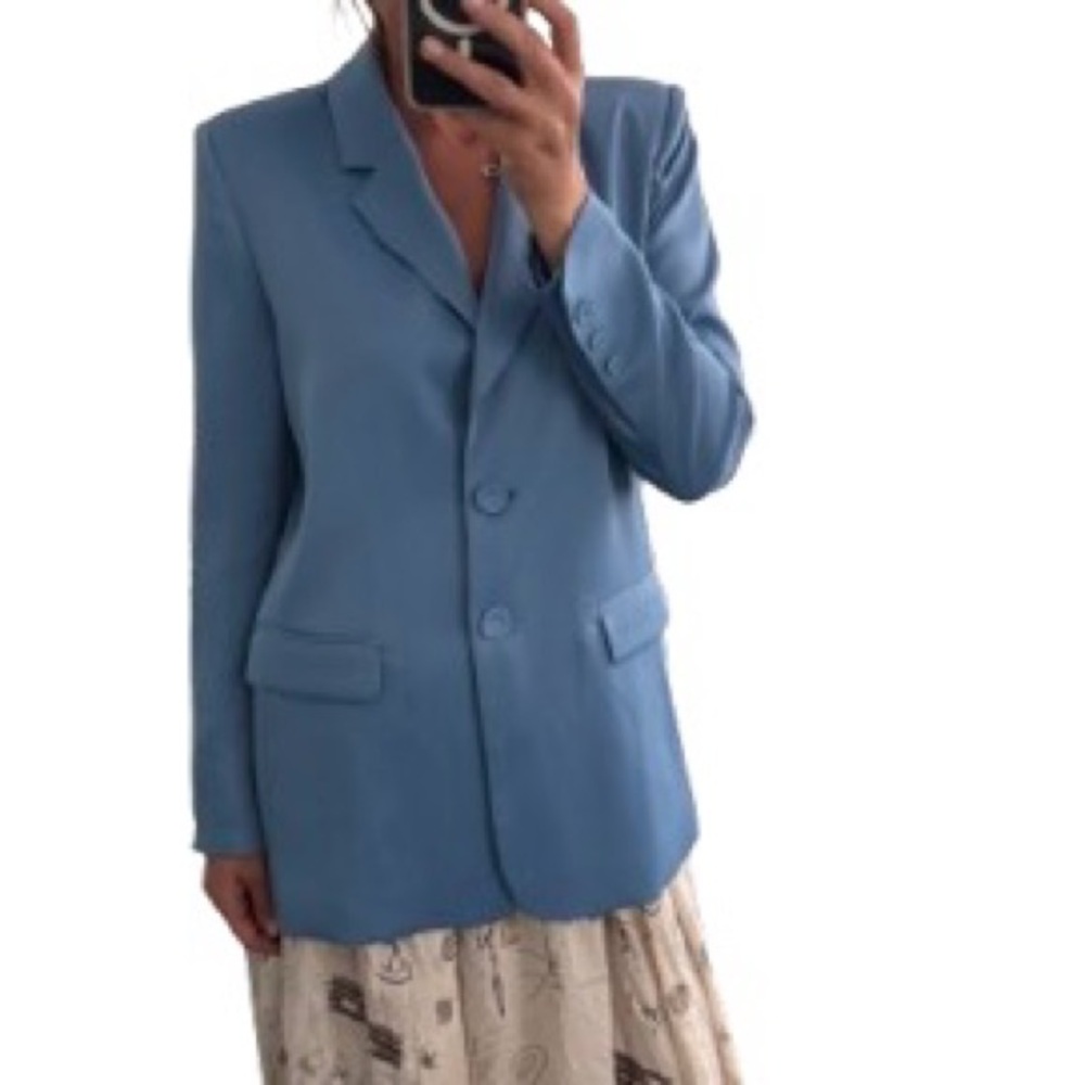 NWT Bar III Women's Sky Blue Suit Jacket